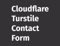 Cloudflare Turnstile Contact Form