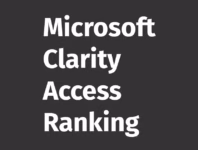 Microsoft Clarity access ranking