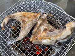 ぶりかまの塩焼き