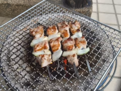 豚バラ串焼き